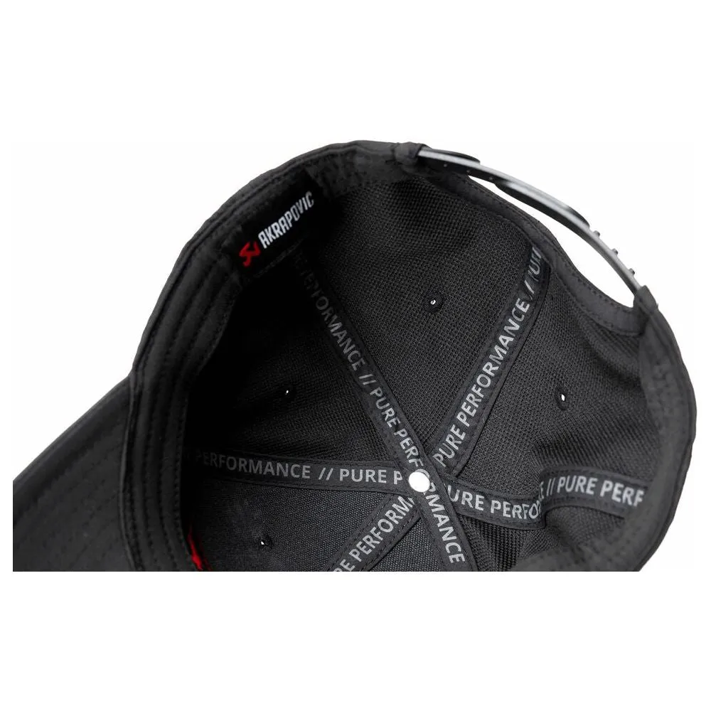 Akrapovic Logo Baseball Hat Black