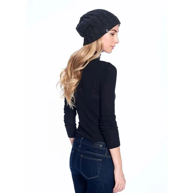 Alpaca Beanie Hat - Accordion