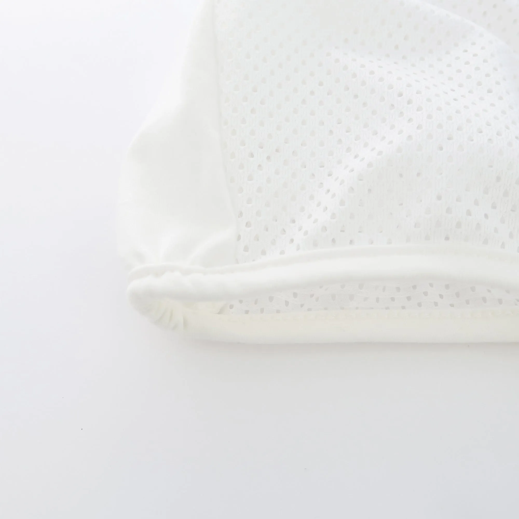 Baby Mesh Bonnet Pilot Cap Hat | White