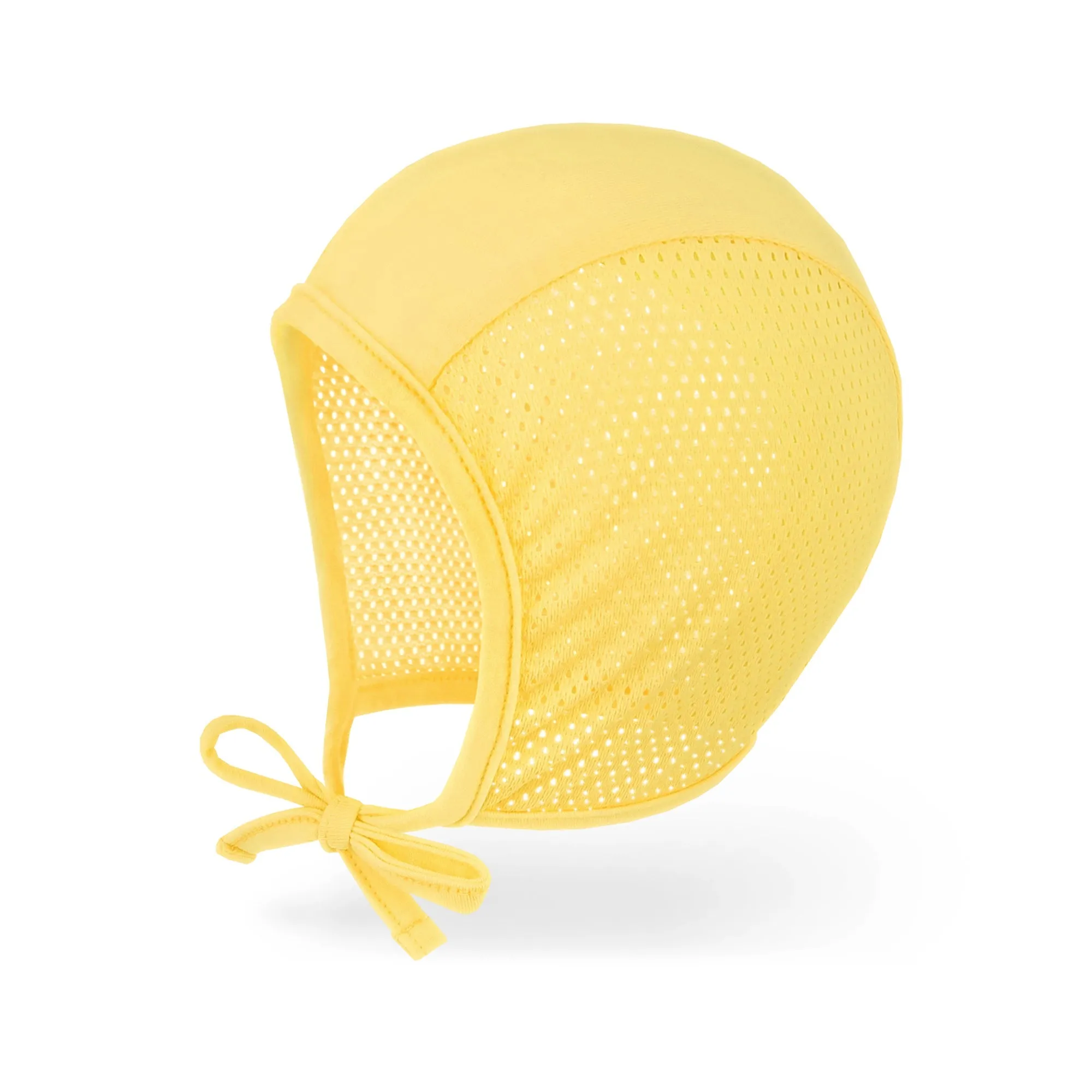 Baby Mesh Bonnet Pilot Cap Hat | White