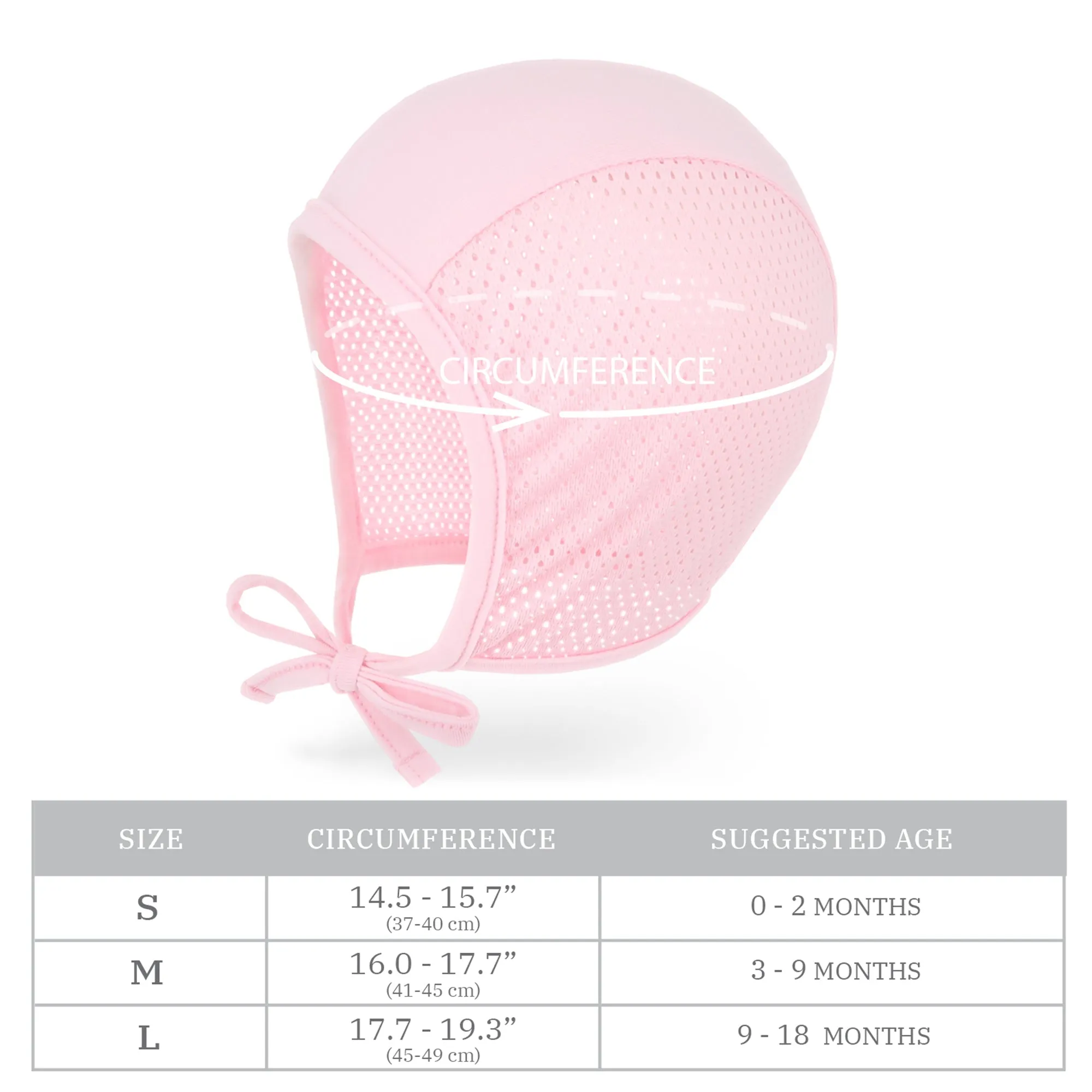 Baby Mesh Bonnet Pilot Cap Hat | White