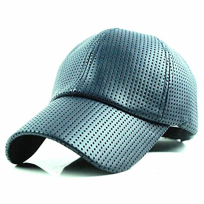 Baseball Cap women fall faux Leather cap hip hop Hats For men winter hat for women
