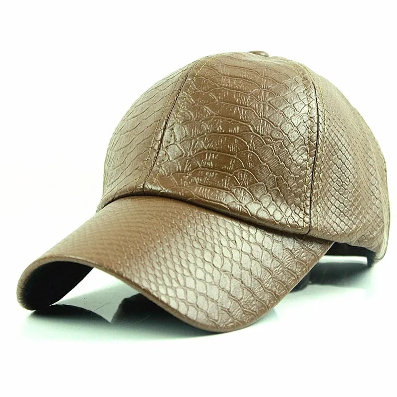 Baseball Cap women fall faux Leather cap hip hop Hats For men winter hat for women