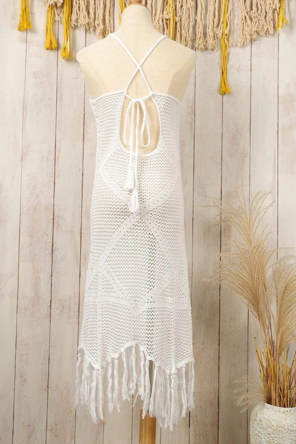 Boho Chic Crochet Beach Cover Up