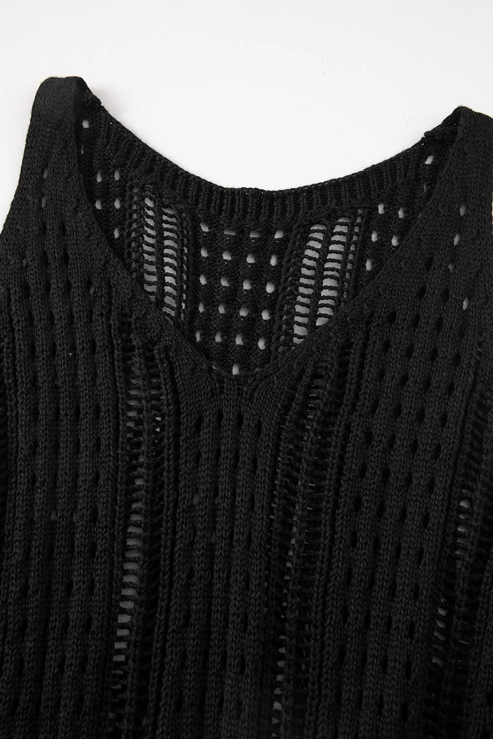 Boho Chic Crochet Beach Cover Up