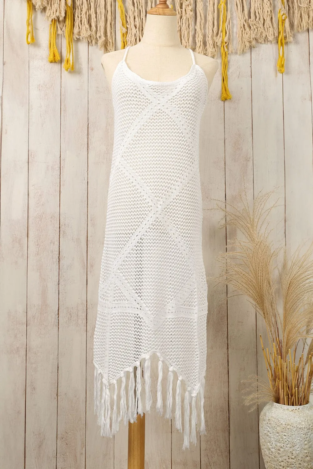 Boho Chic Crochet Beach Cover Up