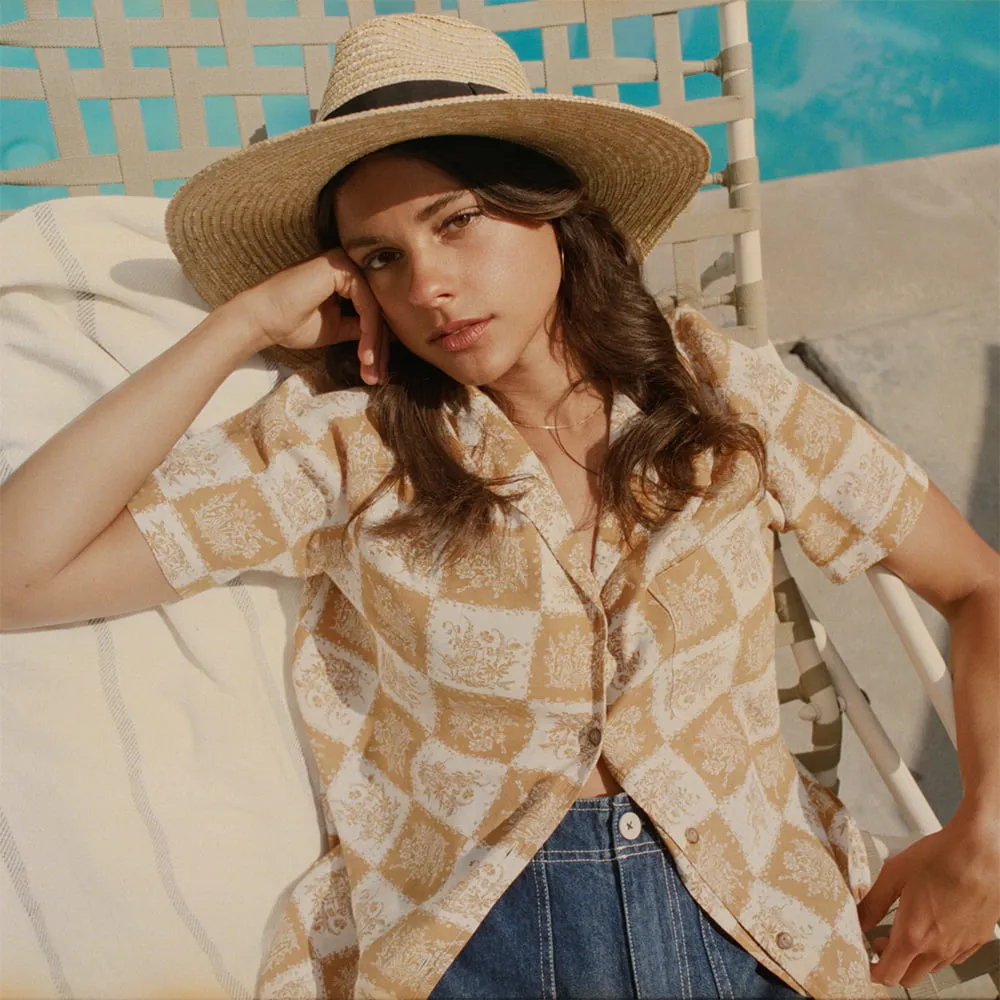 Brixton Hats Joanna Straw Sun Hat - Natural