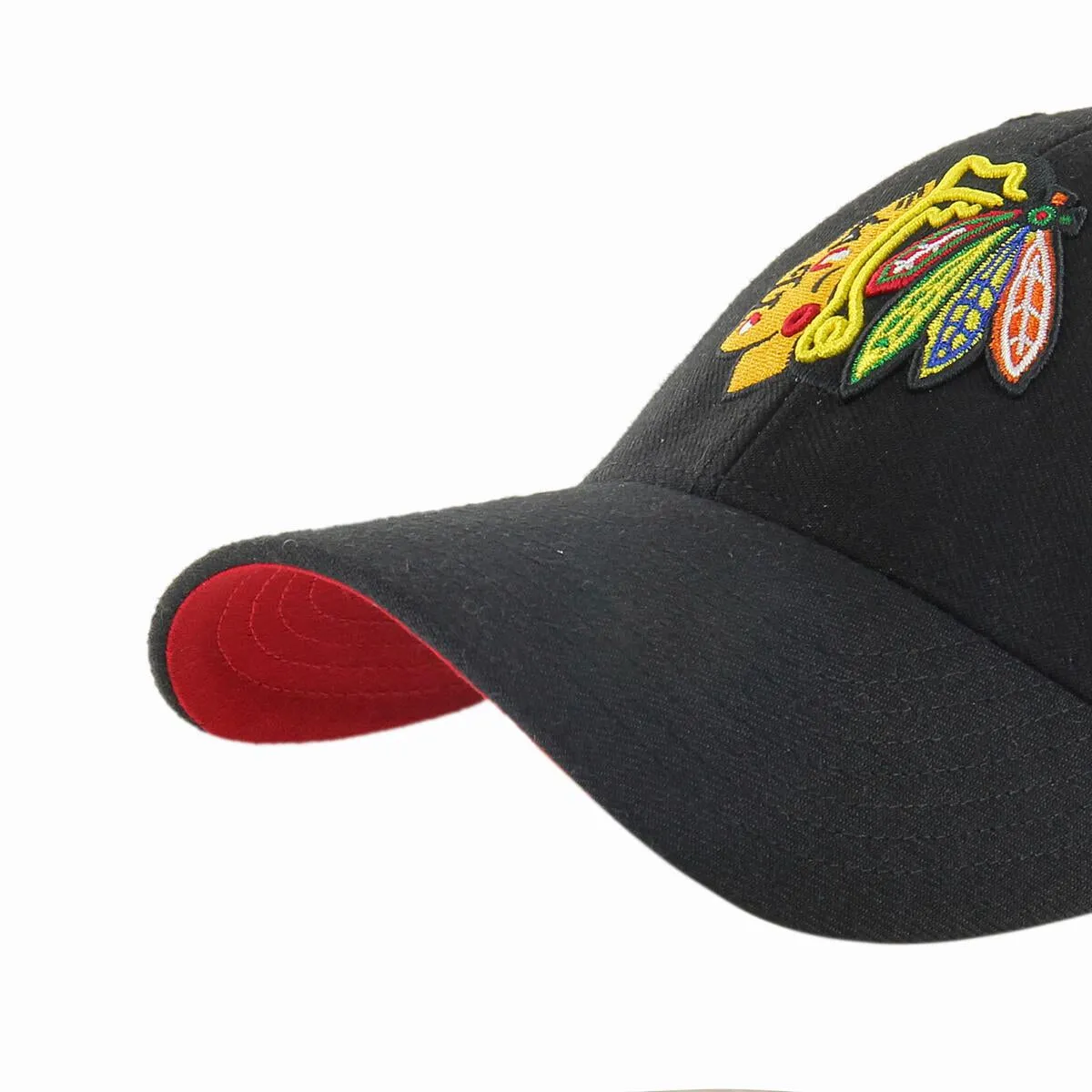 Chicago Blackhawks 47 Brand MVP Black Ballpark NHL Team Snapback Cap