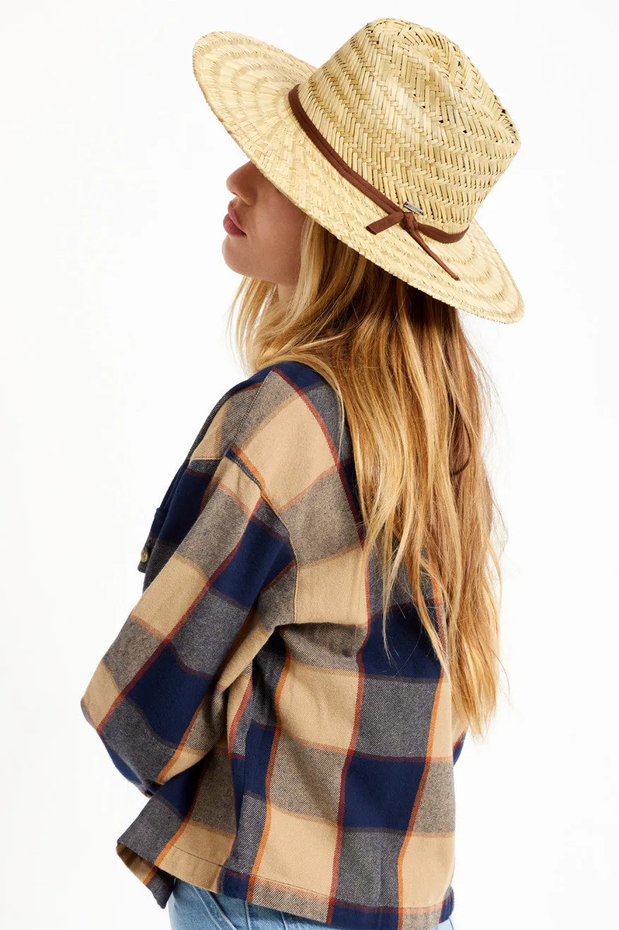 Cohen Straw Cowboy Hat - Dark Tan
