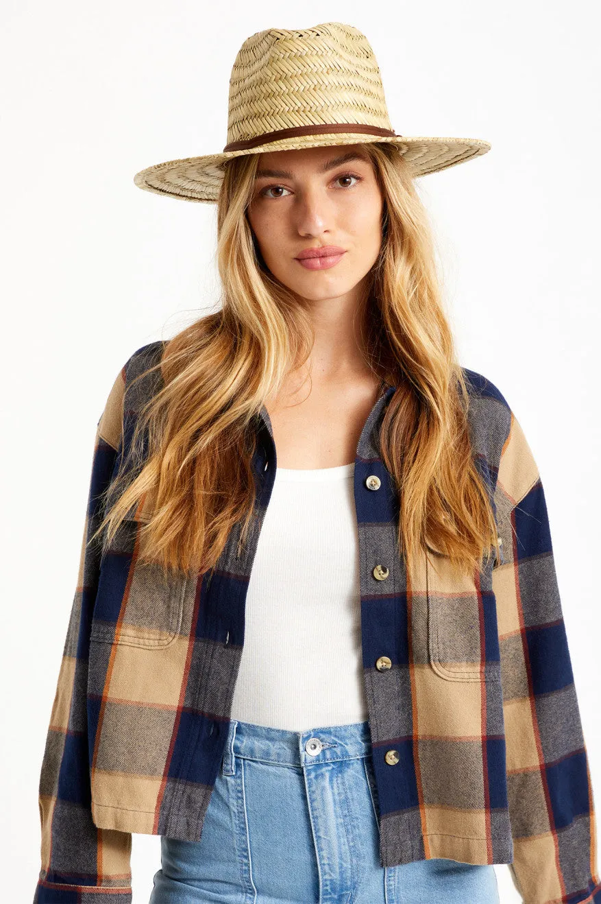 Cohen Straw Cowboy Hat - Dark Tan