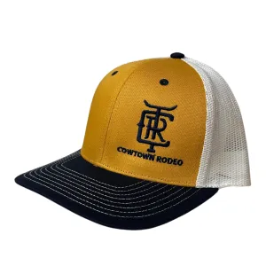 Cowtown Rodeo Mustard and Navy Ballcap