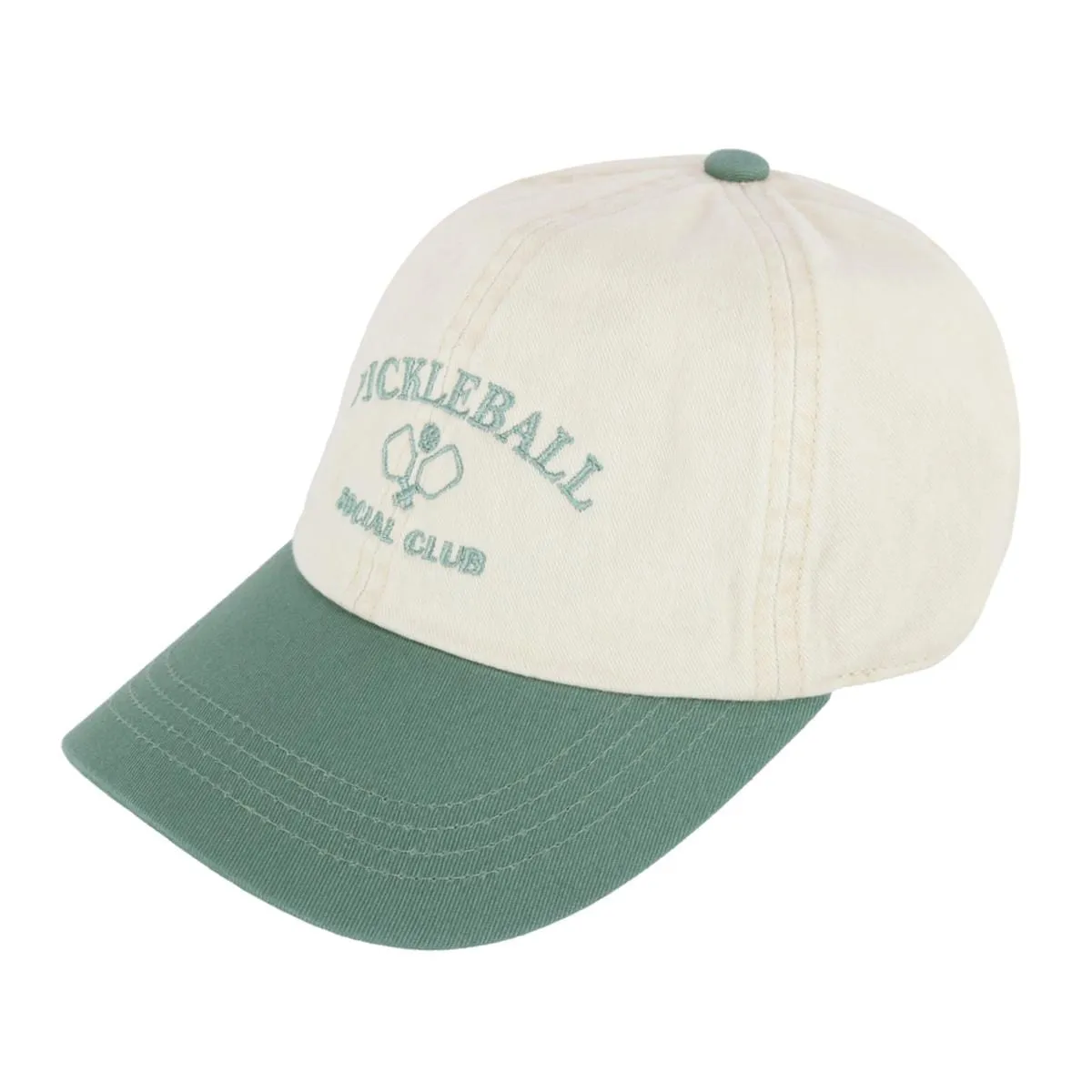 David & Young Unisex Pickleball Social Club Two Toned Baseball Hat