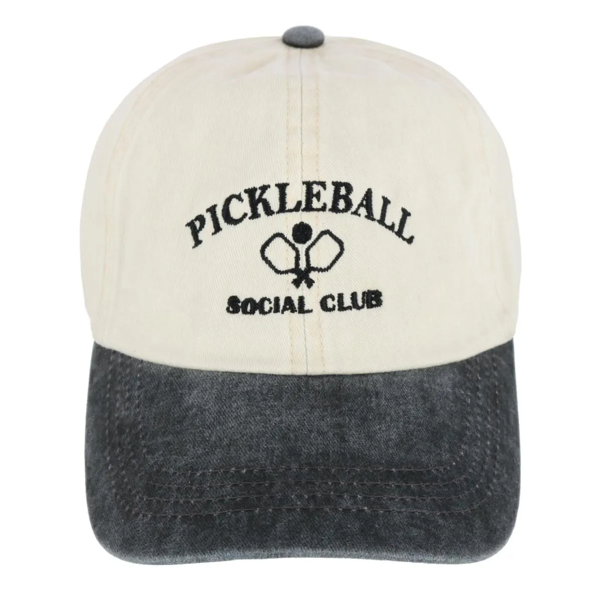 David & Young Unisex Pickleball Social Club Two Toned Baseball Hat