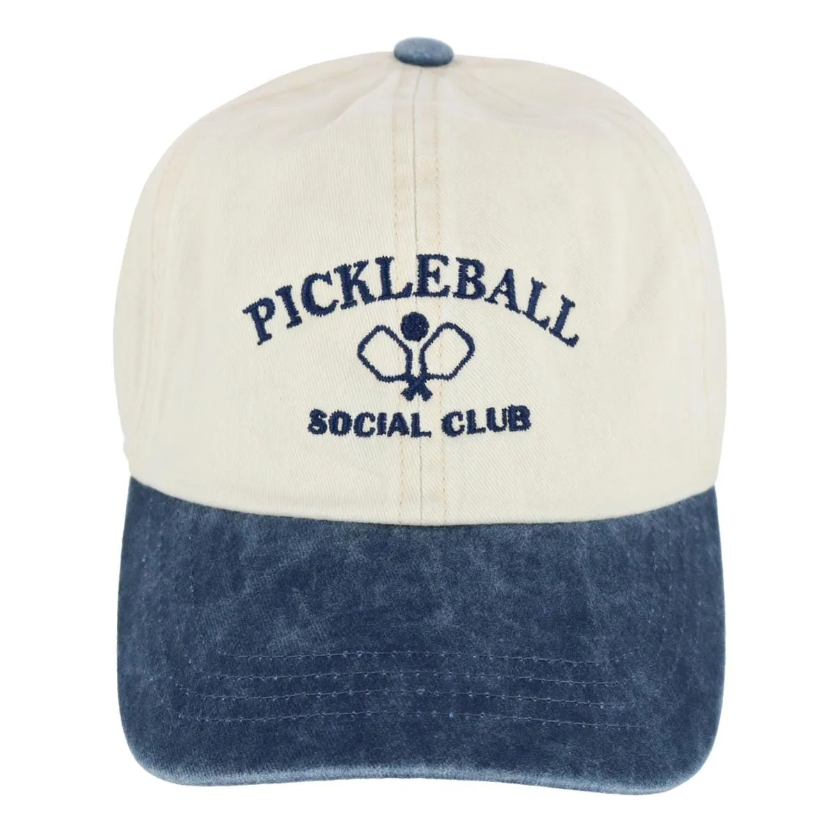 David & Young Unisex Pickleball Social Club Two Toned Baseball Hat