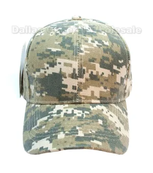 Digital Camouflage Casual Ball Caps Wholesale