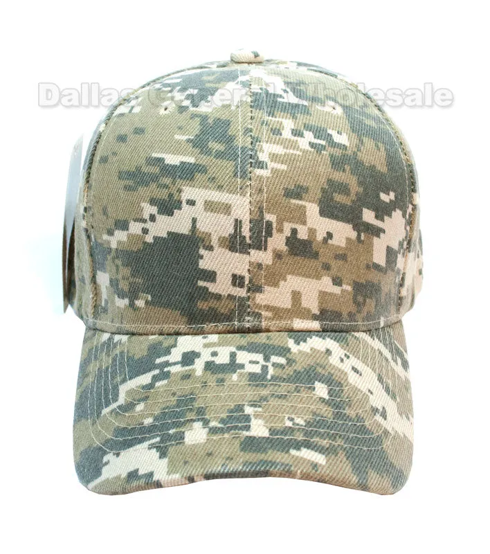 Digital Camouflage Casual Ball Caps Wholesale