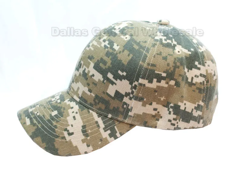 Digital Camouflage Casual Ball Caps Wholesale