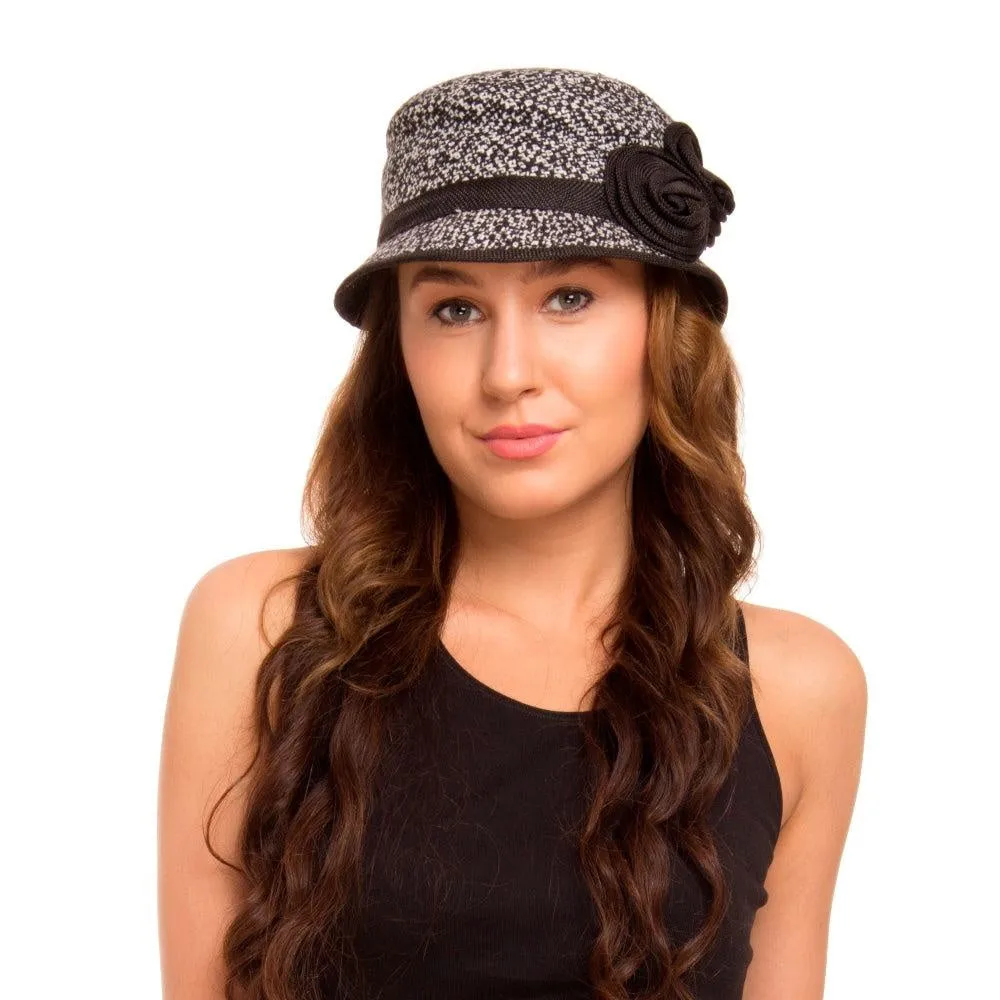 FabSeasons Black Cloche for Women