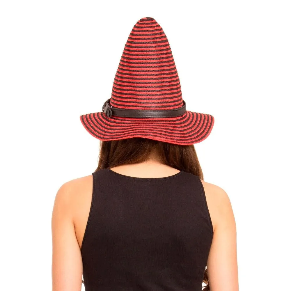 FabSeasons Red Striped Fancy Cone Hat