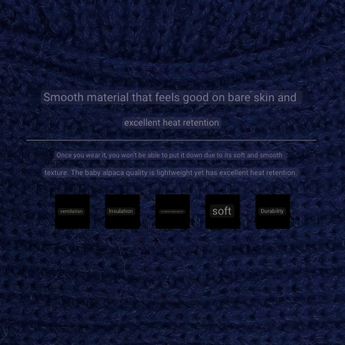 Fancydresswale European Style Wool Knitted Hat for Babies & Toddlers – Soft & Cozy Winter Beanie Newborn Winter Turban Cap-Navy Blue