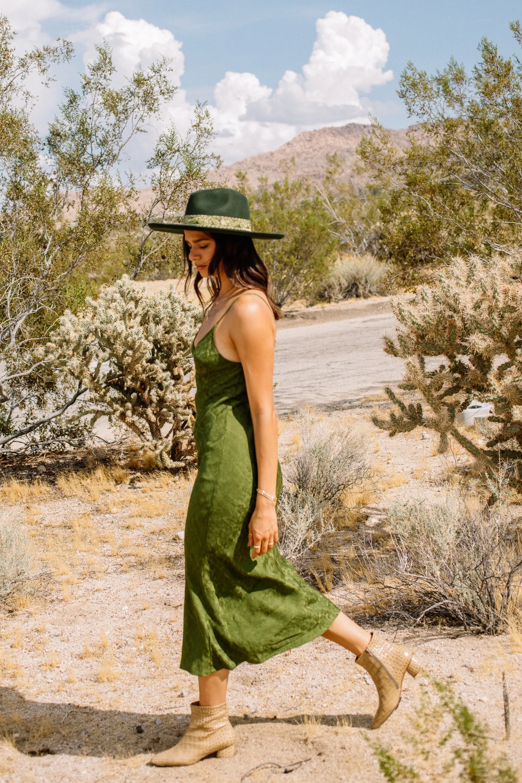 Forest Green Melodic Fedora