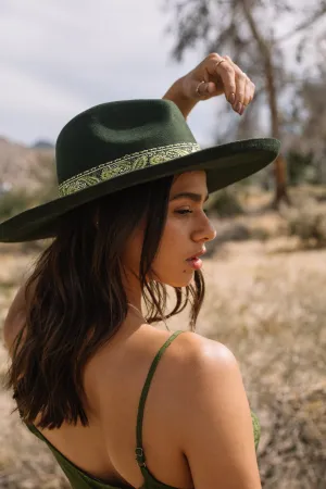 Forest Green Melodic Fedora