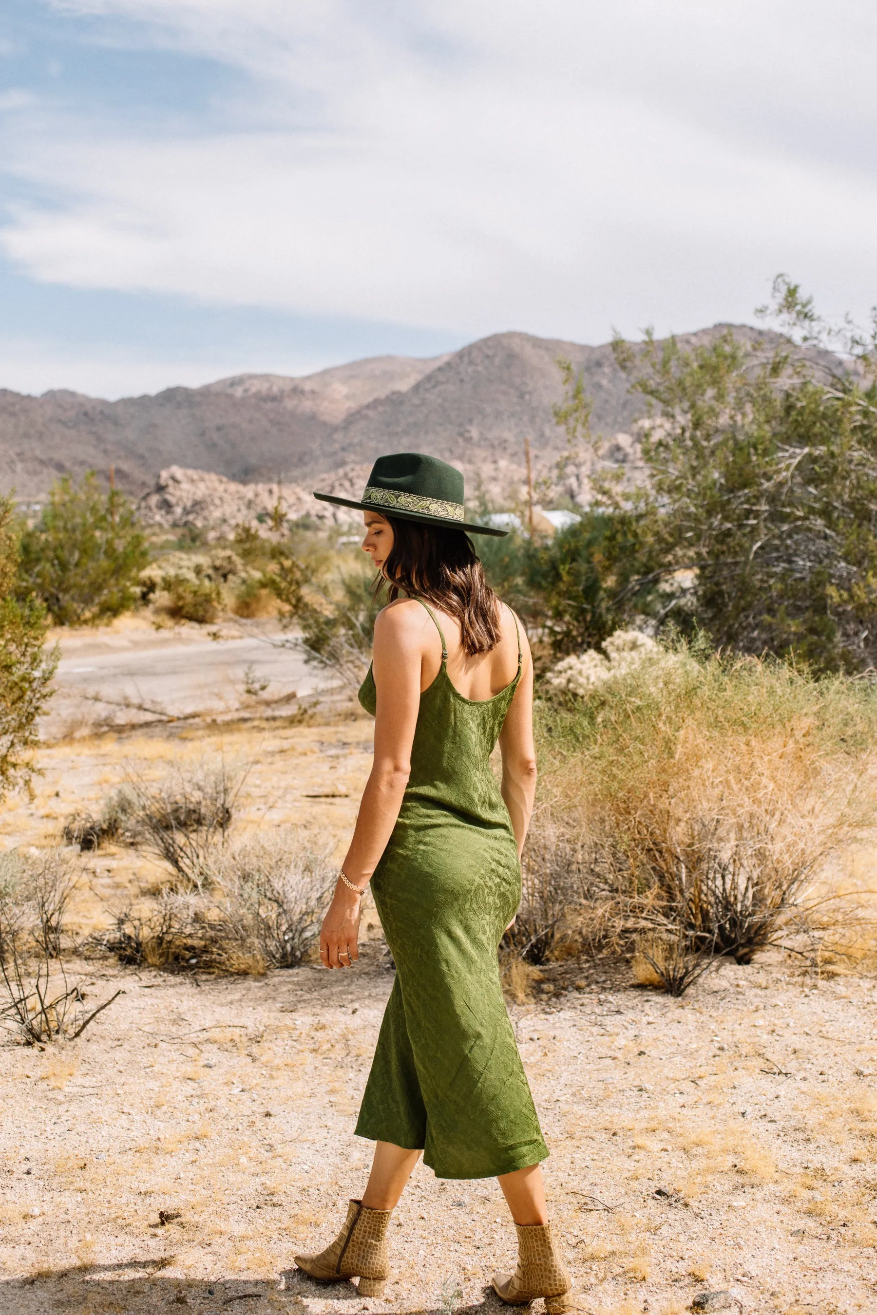 Forest Green Melodic Fedora