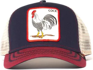 Goorin Bros. The Farm Adjustable Mesh, Navy, The Cock, Trucker Hat, Unisex, One Size