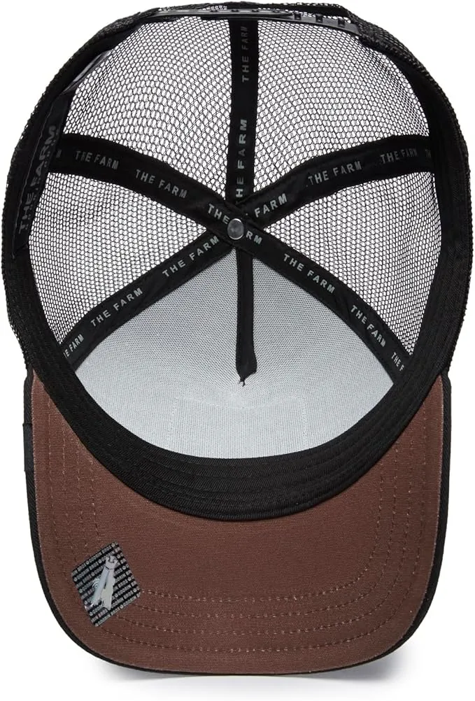 Goorin Bros. The Farm Unisex Original Adjustable Snapback Trucker Hat, Black Bad Boy – Stylish and Versatile Headwear for All