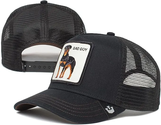 Goorin Bros. The Farm Unisex Original Adjustable Snapback Trucker Hat, Black Bad Boy – Stylish and Versatile Headwear for All