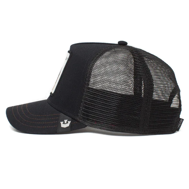 Goorin Bros. The Farm Unisex Original Adjustable Snapback Trucker Hat, Black Bad Boy – Stylish and Versatile Headwear for All
