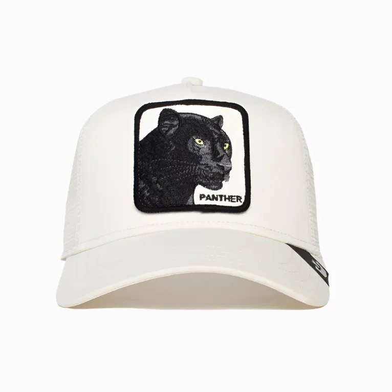 Goorin Bros. The Farm Unisex Original Adjustable Snapback Trucker Hat – Stylish and Versatile Headwear for All, The White Panther