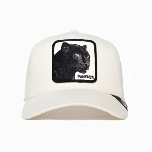 Goorin Bros. The Farm Unisex Original Adjustable Snapback Trucker Hat – Stylish and Versatile Headwear for All, The White Panther