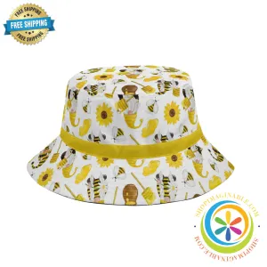 Honey Bee Happy Bucket Hat