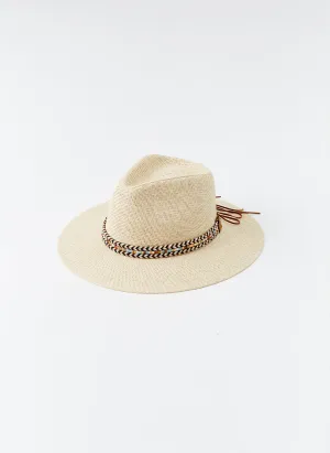 Kate Beige Ribbon Hat