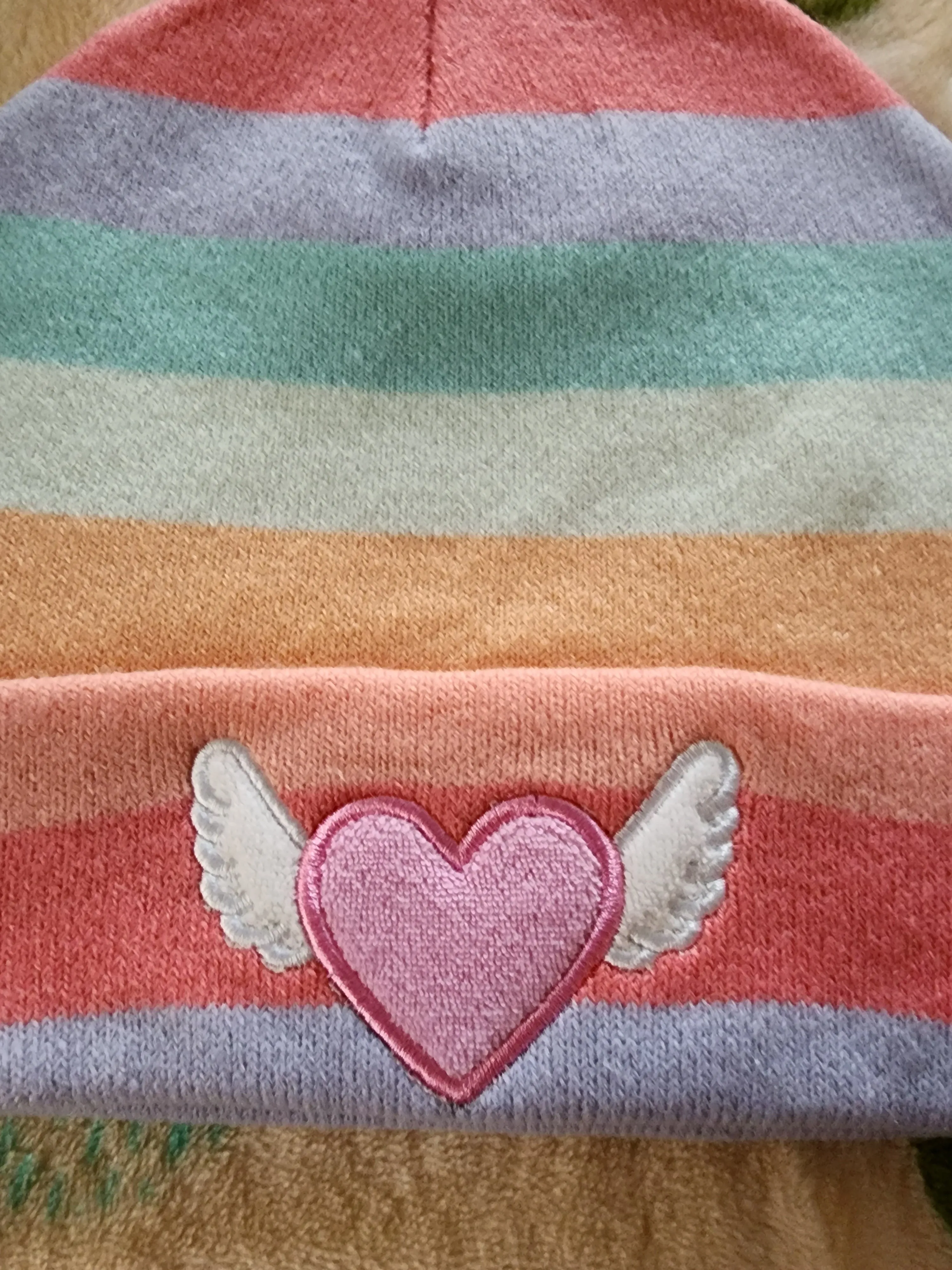 Kawaii Winged Heart Beanie