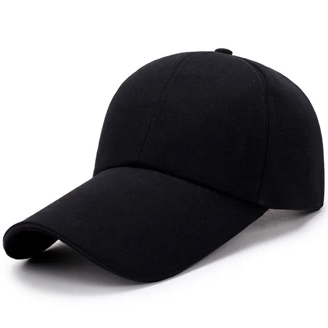 [Korean Style] Brim Basic Baseball Caps