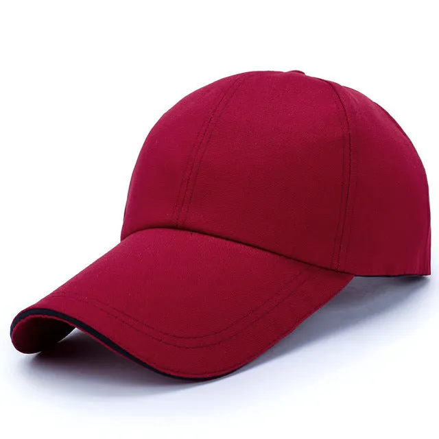 [Korean Style] Brim Basic Baseball Caps