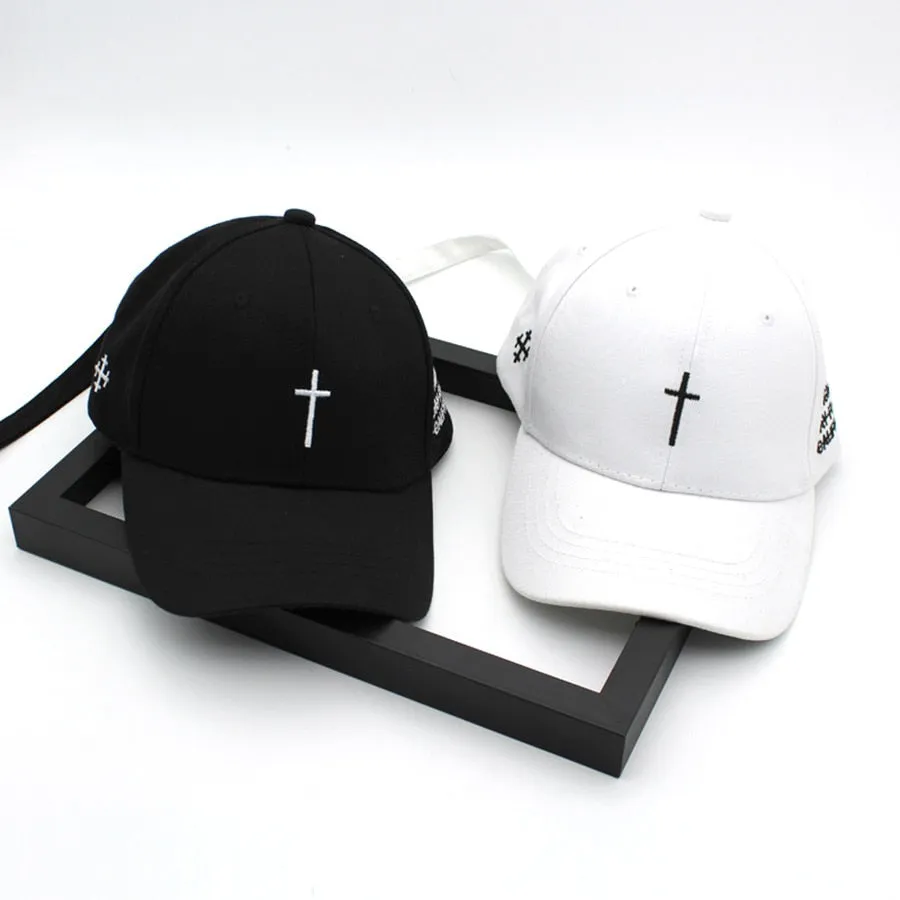 [Korean Style] Cross Embroidery Baseball Cap