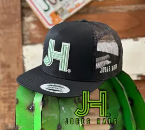NEW 2023 Jobes Trucker Cap - All Black 3D Mint