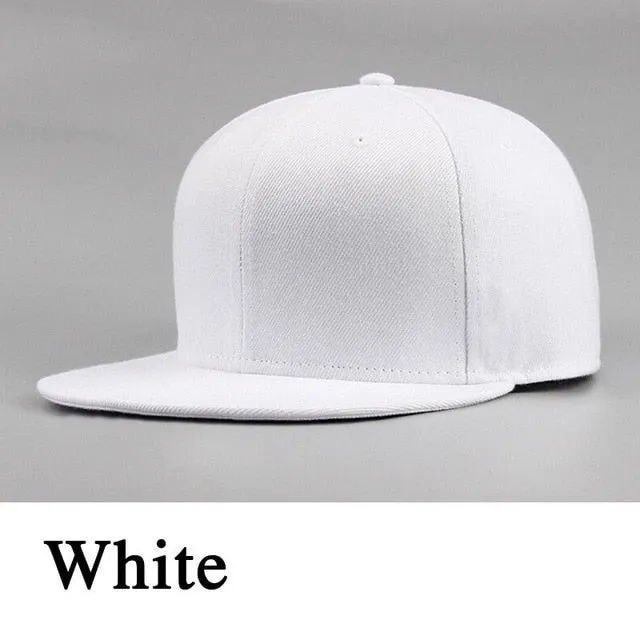 New Sports Baseball Cap Blank Plain Solid Snapback Golf ball Street Hat Men /Women