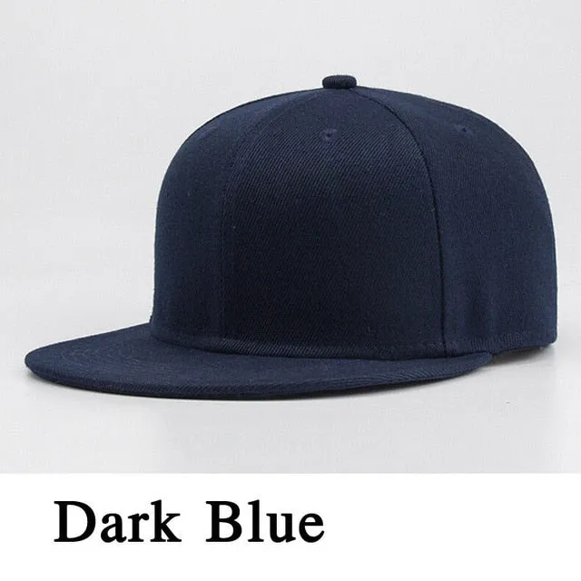 New Sports Baseball Cap Blank Plain Solid Snapback Golf ball Street Hat Men /Women