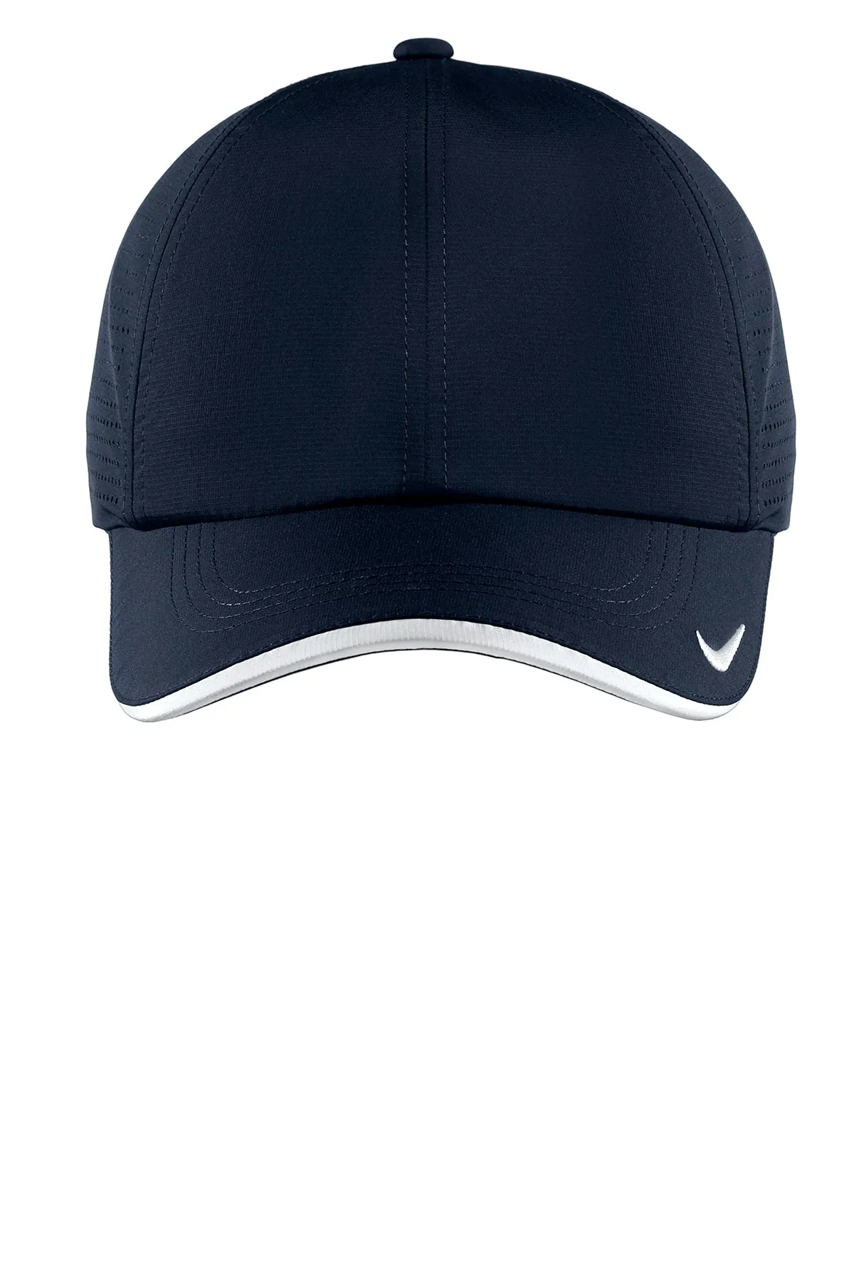 Nike Dri-FIT Swoosh Perforated Customized Caps, Navy