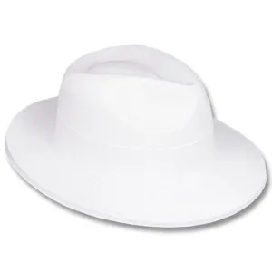 "Classic White Velour Fedora - Bulk Purchase"