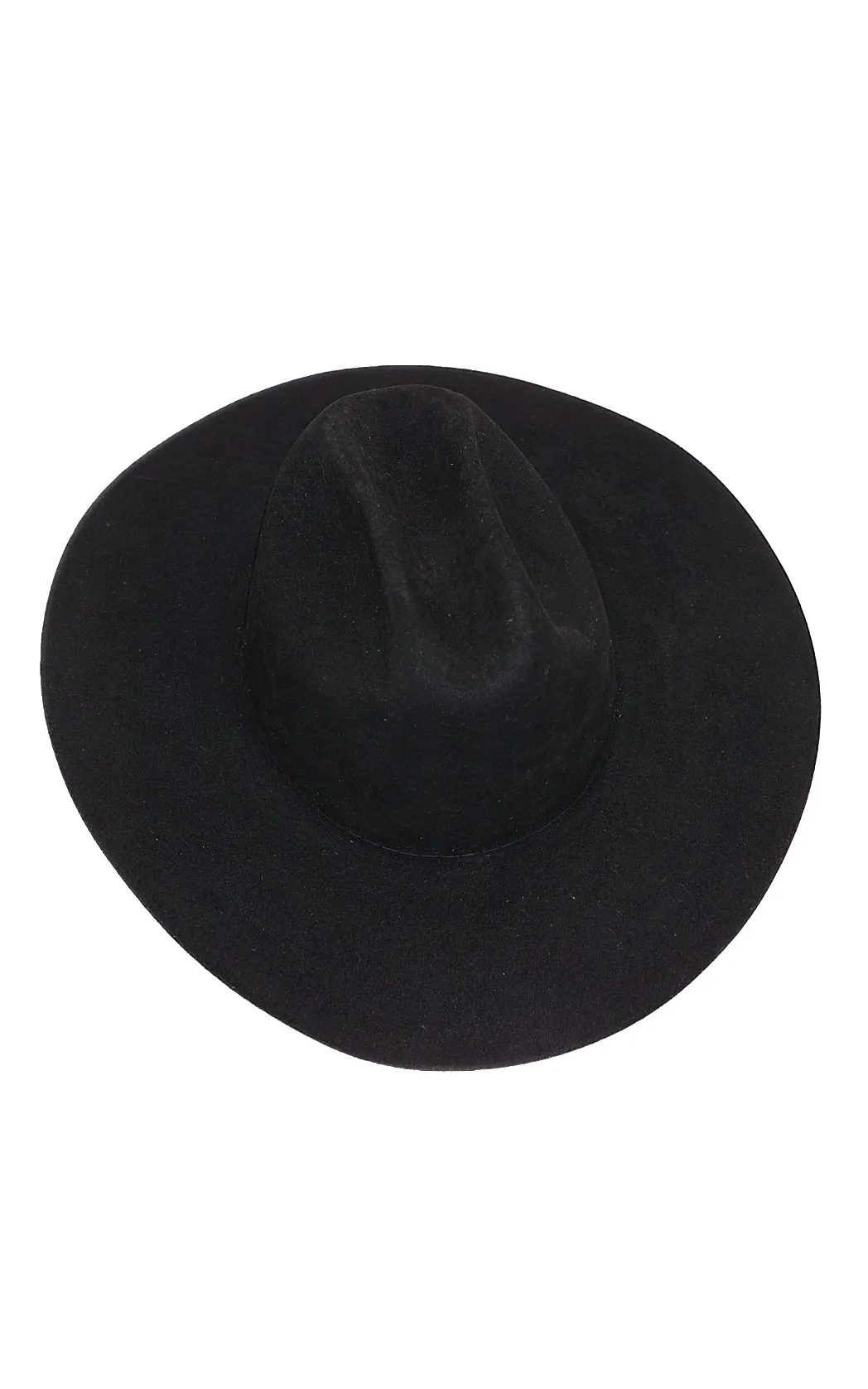 RESISTOL Vintage Black Cowboy Felt Fedora Hat
