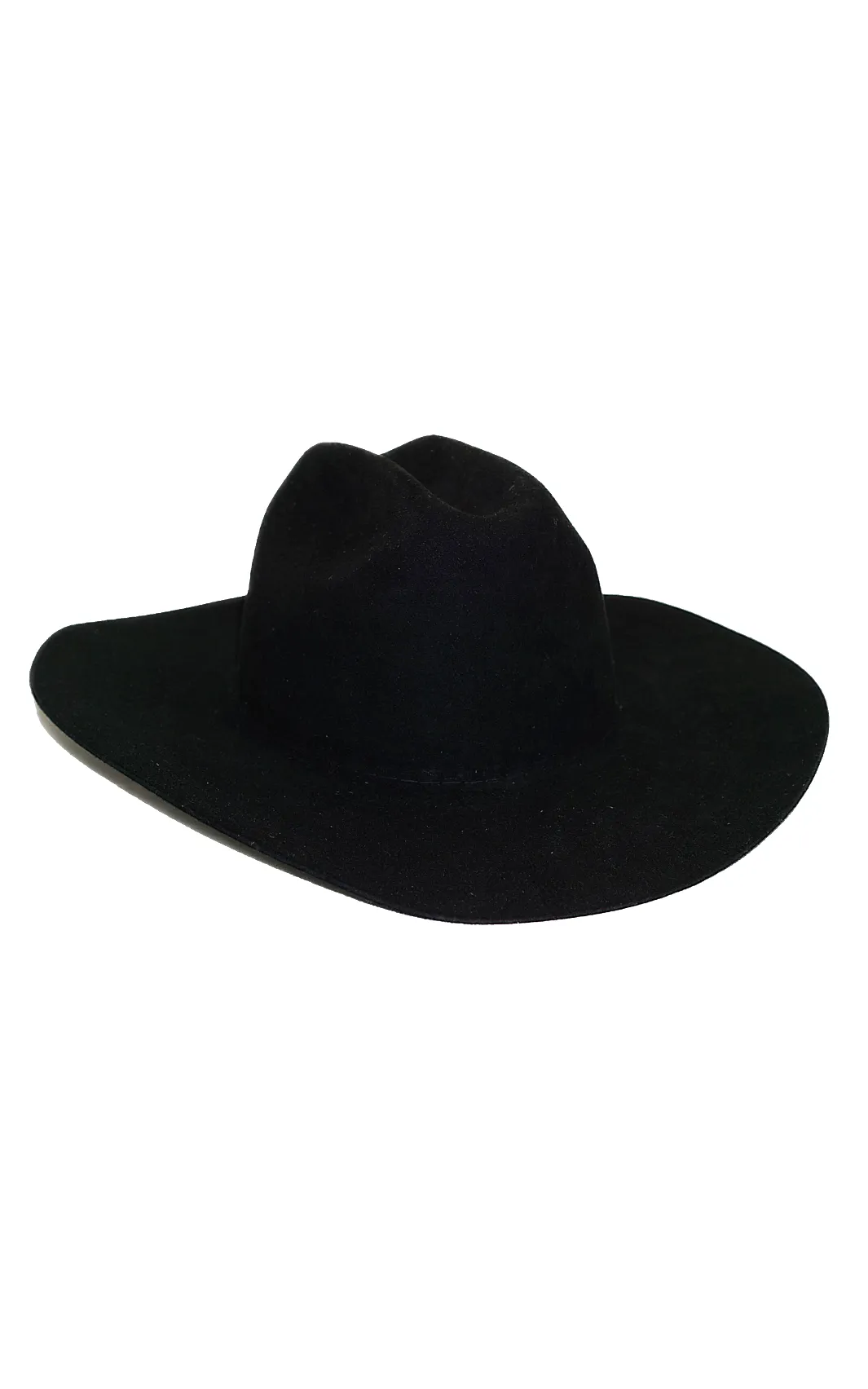 RESISTOL Vintage Black Cowboy Felt Fedora Hat