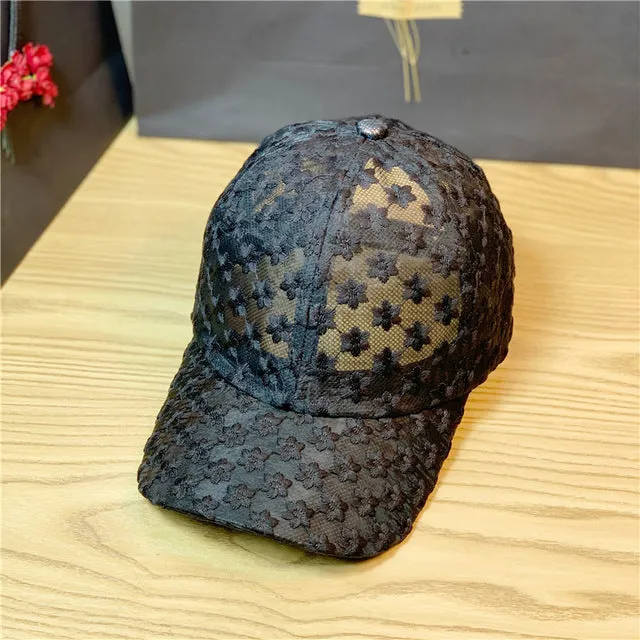 Rhinestone Belt Baseball Caps For Women Snapback Caps Outdoor Sun Hat