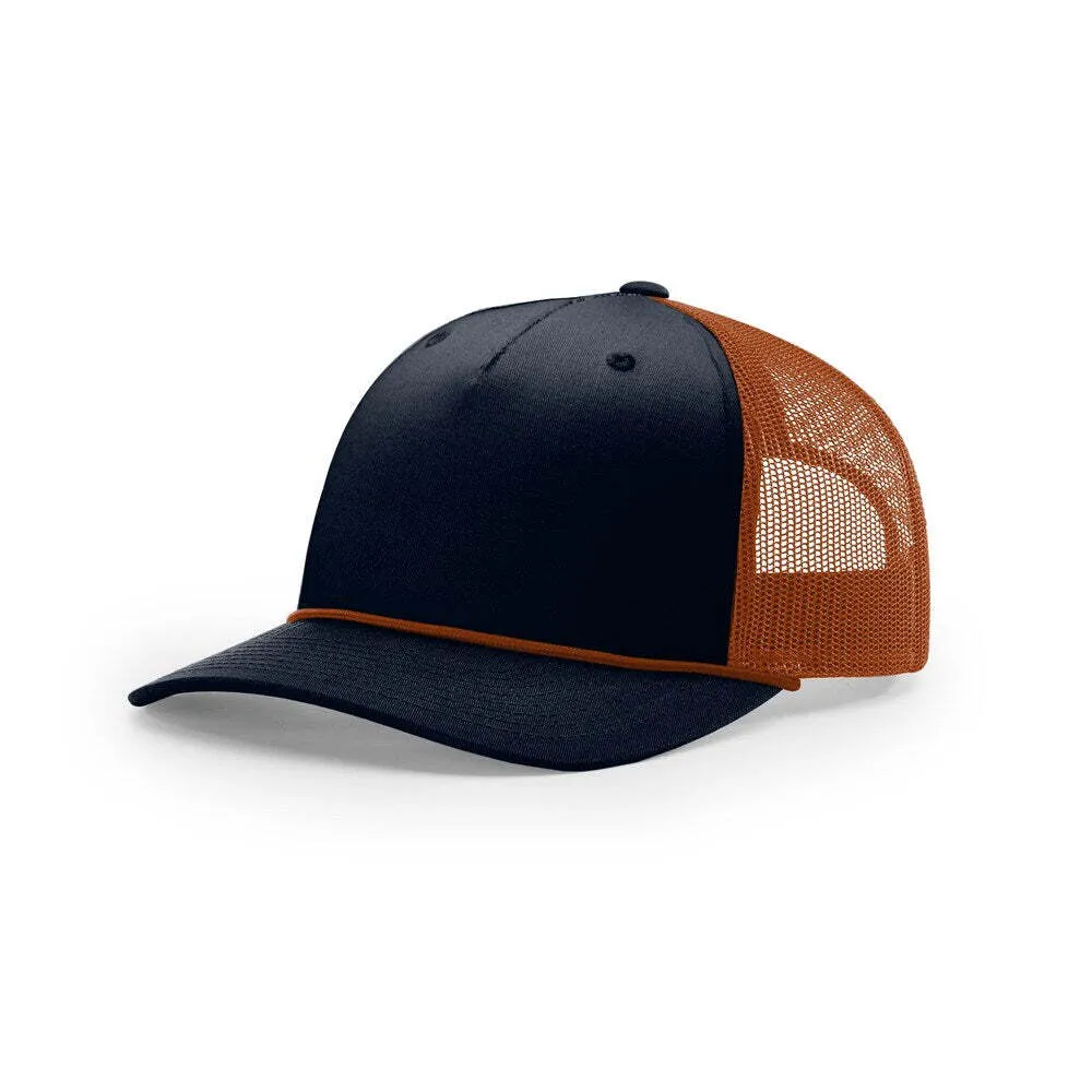 Richardson 112FPR Five Panel Trucker w/ Visor Rope