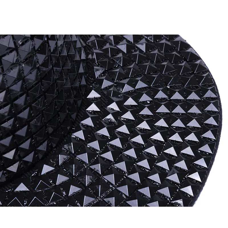 Sequins Adjustable Baseball Caps / Punk Rock Snapback Cap / Cool Hats for Men and Women