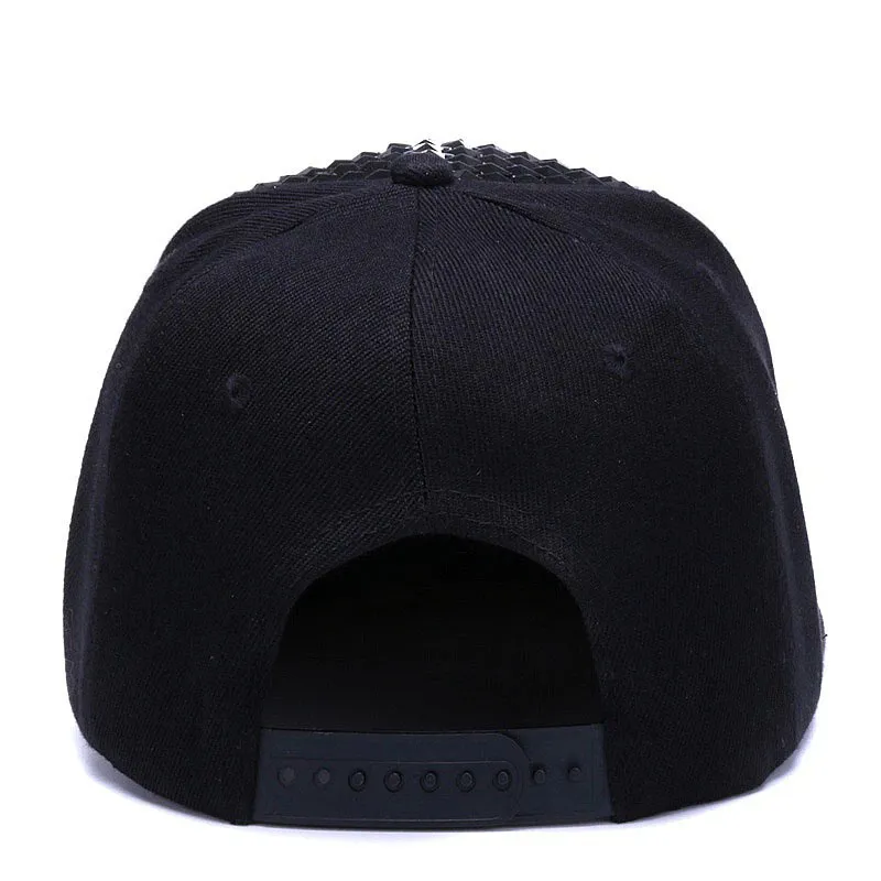 Sequins Adjustable Baseball Caps / Punk Rock Snapback Cap / Cool Hats for Men and Women